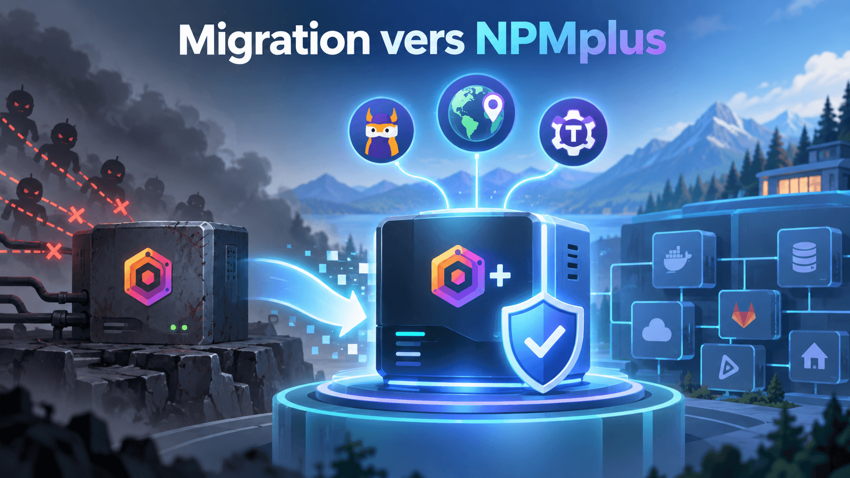 Migration de NPM vers NPMplus avec CrowdSec et MaxMind